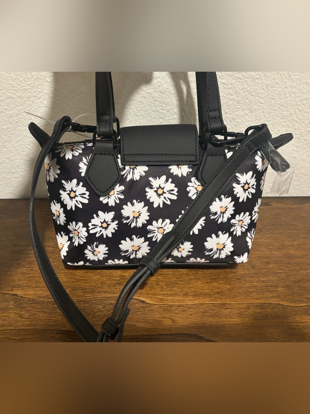 LuvBetsey Black Daisy Mini Crossbody Bag - Picture 5 of 11